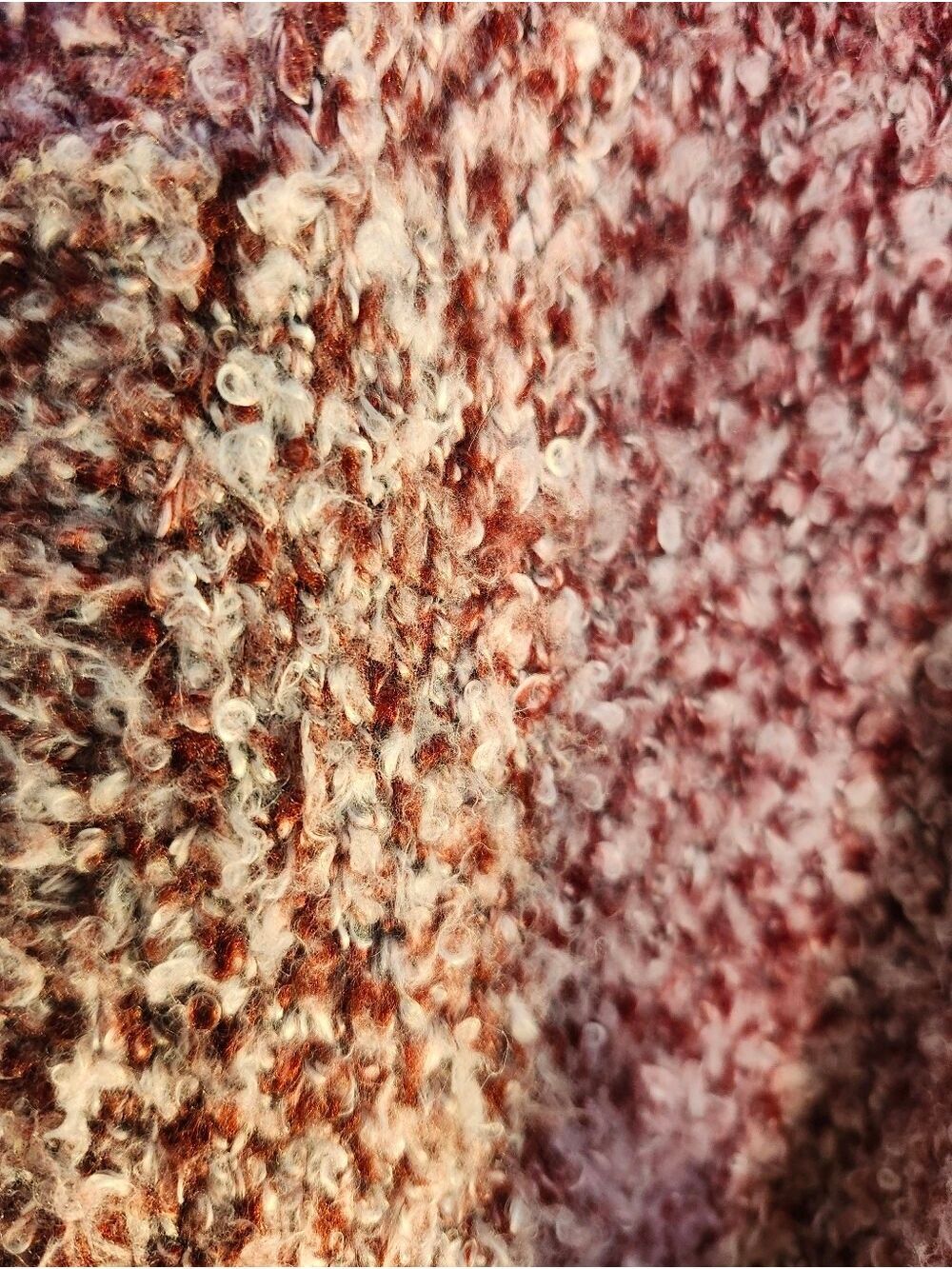 Urban Outfitters Marled Mauve V-Neck Sweater - Picture 3 of 7